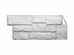Фасадные панели FINEBER Камень крупный мелованный белый