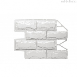 Фасадная панель Fineber Блок | Молочно-белый