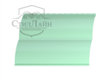 Металлический сайдинг Блок-Хаус Pe 0.45 RAL 6019 Бело-зелёный