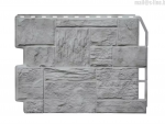 Фасадная панель Fineber Туф 3D-Facture | Светло-Серый