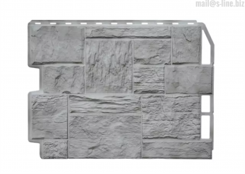 Фасадная панель Fineber Туф 3D-Facture | Светло-Серый