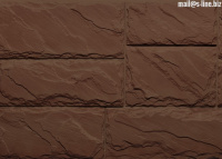 Фасадные панели FINEBER Камень крупный коричневый