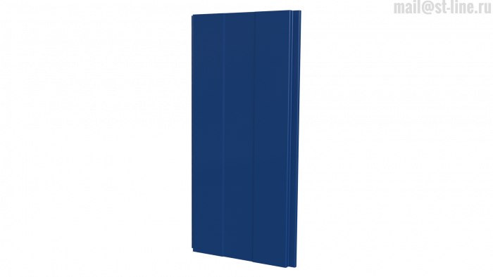 Металлический сайдинг ЛайнПро Изгиб Полиэстер 0.4 RAL 5005