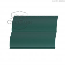 Металлический сайдинг Блок-Хаус MATT RAL 6005 Зелёный мох