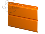 Металлический сайдинг L-брус Pe 0.5 RAL 2011 Насыщенный оранжевый