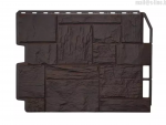 Фасадная панель Fineber Туф 3D-Facture | Тёмно- коричневый