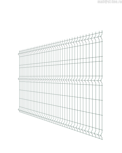 Панель Fine 1,73х2,5 RAL 6005 GL
