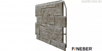 Фасадная панель Fineber Туф 3D-Facture | Светло-бежевый