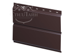Металлический сайдинг L-брус Pe 0.4 RAL 8017 Коричневый шоколад