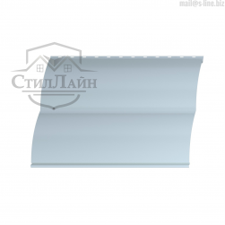 Металлический сайдинг Блок-Хаус Pe 0.45 RAL 9002 Светло-серый