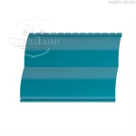Металлический сайдинг Блок-Хаус Pe 0.45 RAL 5021 Водная синь